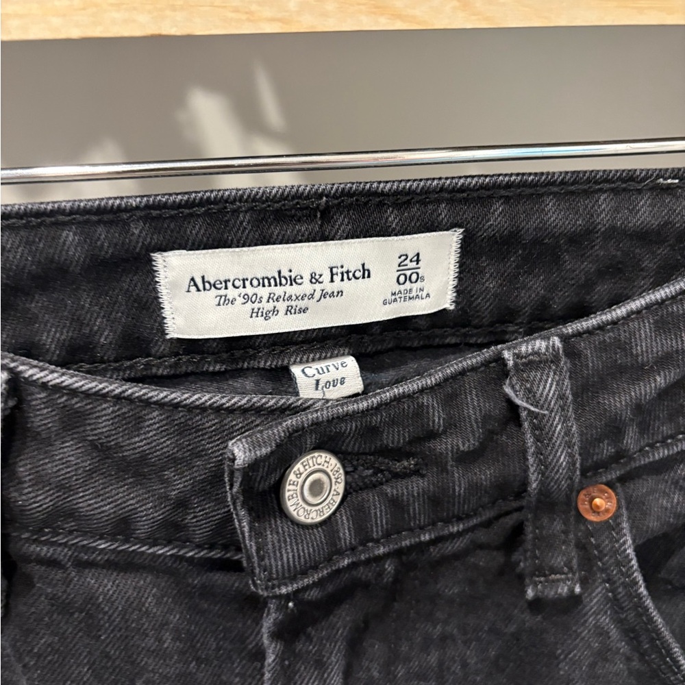 Abercrombie & Fitch Charcoal High Rise Jeans